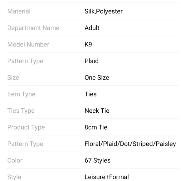 Men's Ties Solid Color Stripe Flower Floral 8cm Jacquard Necktie Accessori - Picture 2 of 2